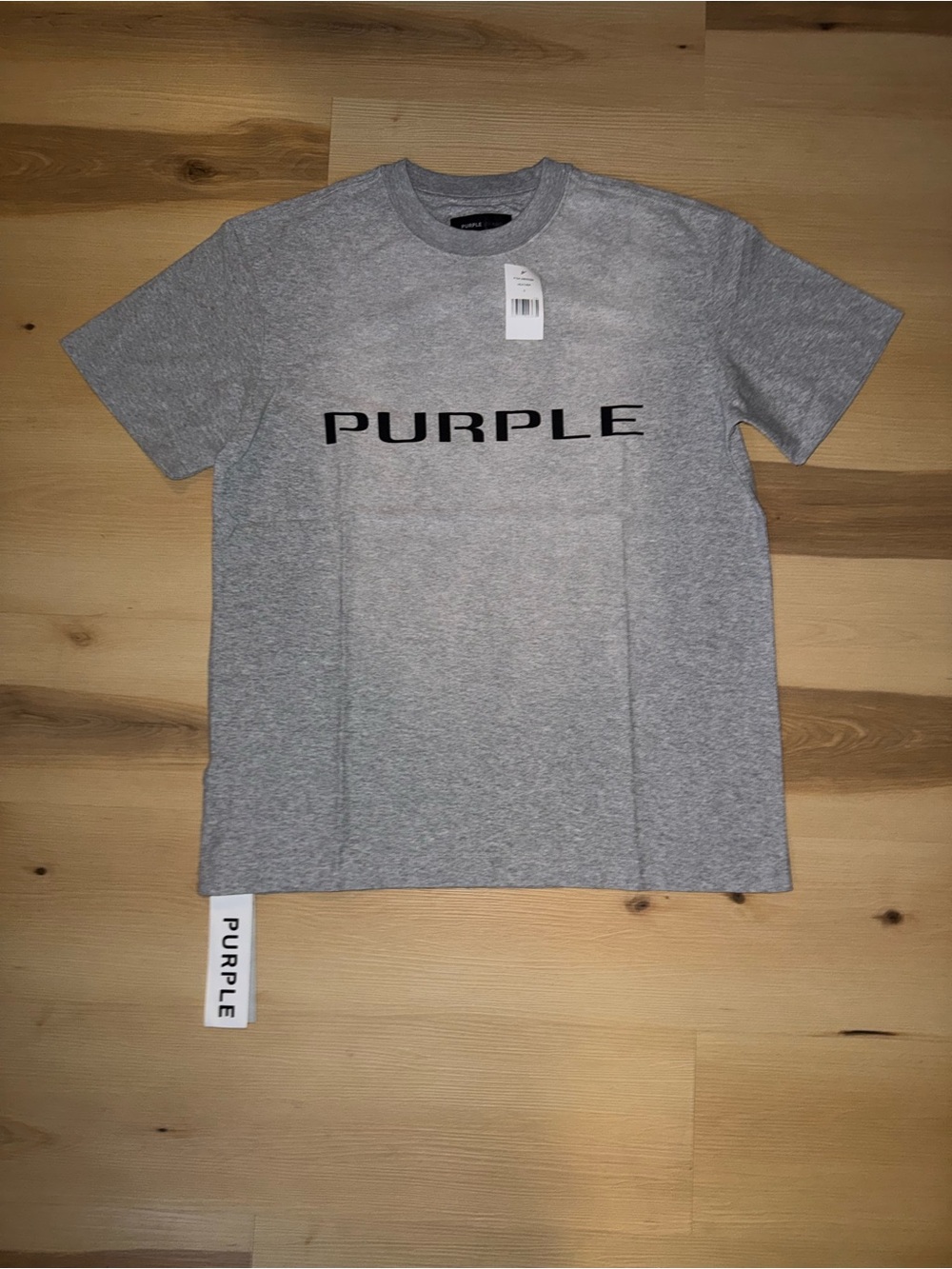 Purple Brand Heather Grey Tee